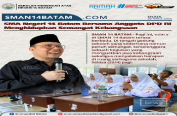 Menanam Asa, Menuai Masa Depan: SMA Negeri 14 Batam Bersama MPR RI menghidupkan Semangat Kebangsaan