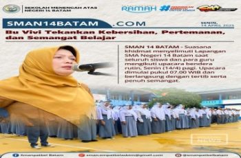Menebar Semangat Pagi: Bu Vivi Tekankan Kebersihan, Pertemanan, dan Semangat Belajar