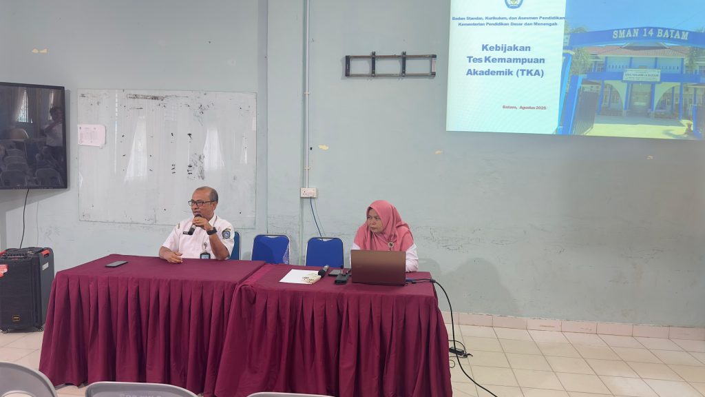 SMAN 14 Batam Sosialisasikan TKA bagi Orang Tua & Siswa Kelas XII