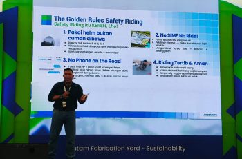 SMAN 14 Batam dan McDermott Menggelar Safety Riding Awareness Program